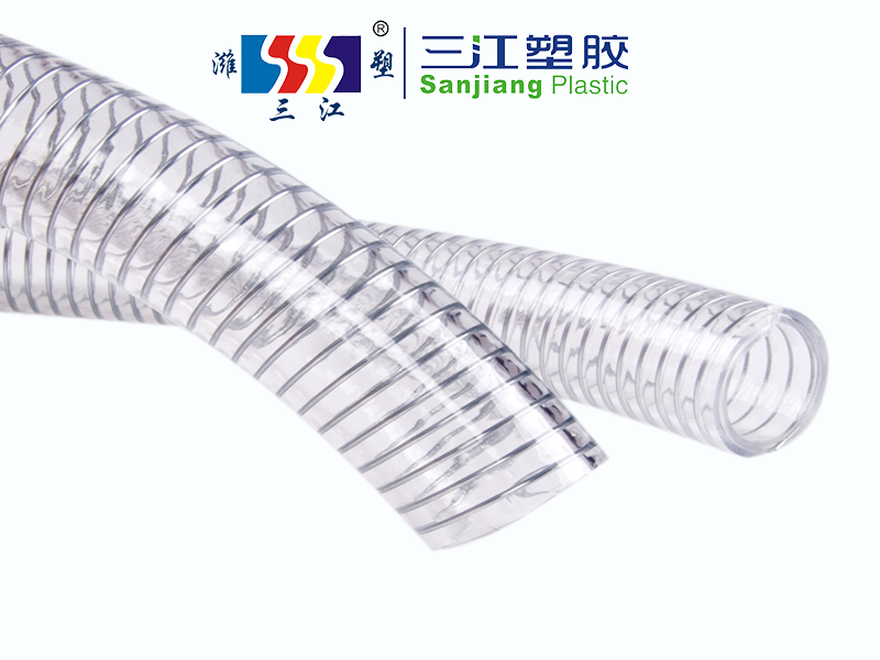 PVC耐高溫鋼絲螺旋增強軟管