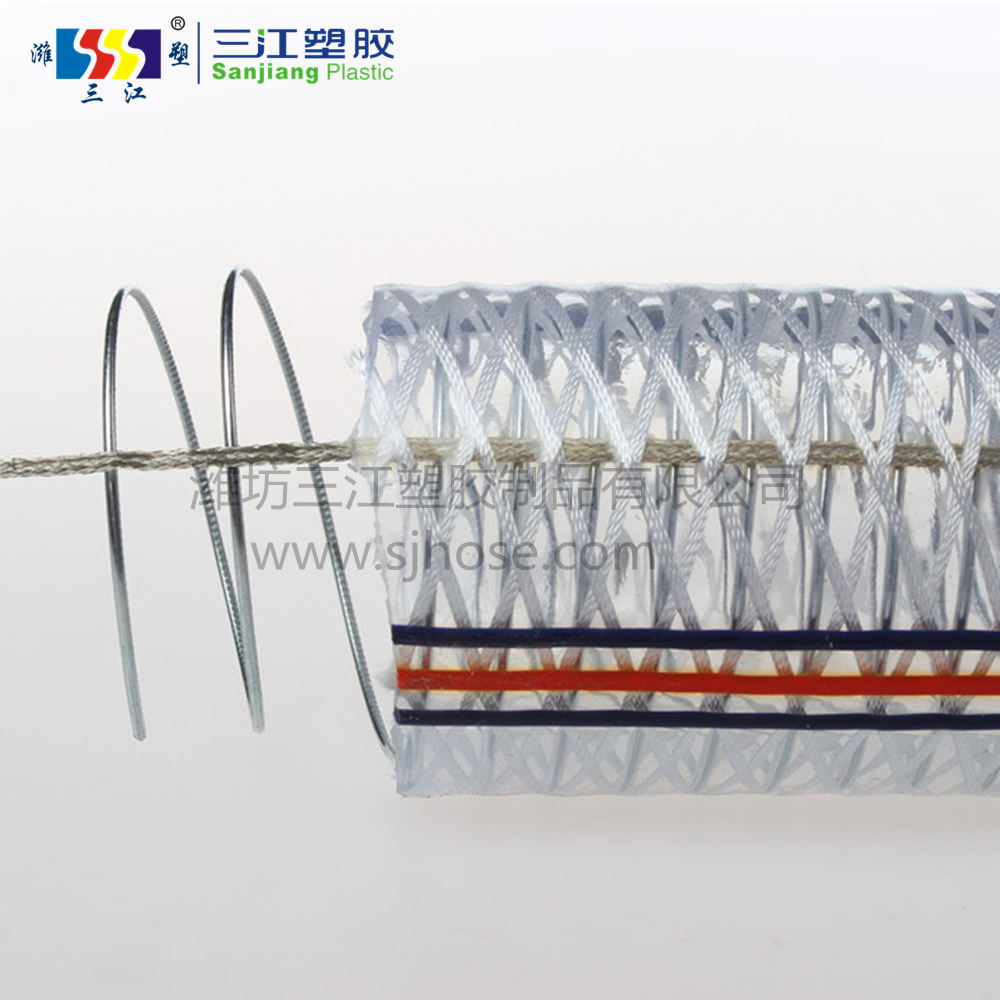 PVC鋼絲纖維防靜電復合鋼絲管
